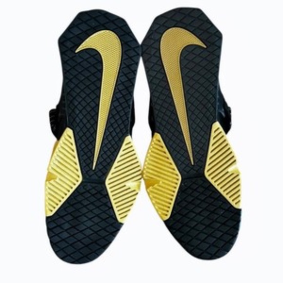 Nike Savaleos Mens‎ Weightlifting Shoes Black Metallic Gold Size 10  RJackShoes main image 5